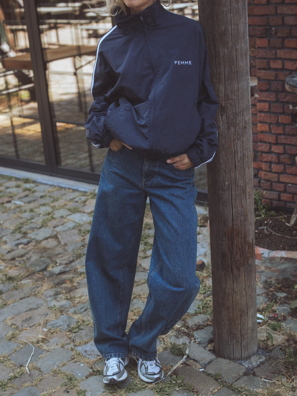 Marine Damen Trainingsjacke