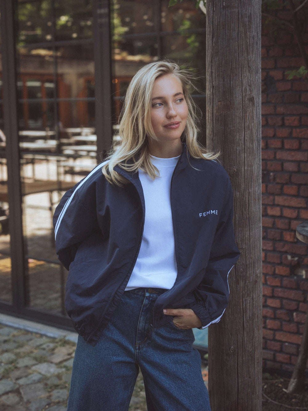 Marine Damen Trainingsjacke