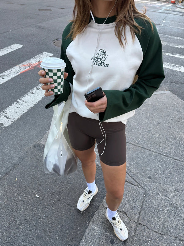Green Raglan Longsleeve