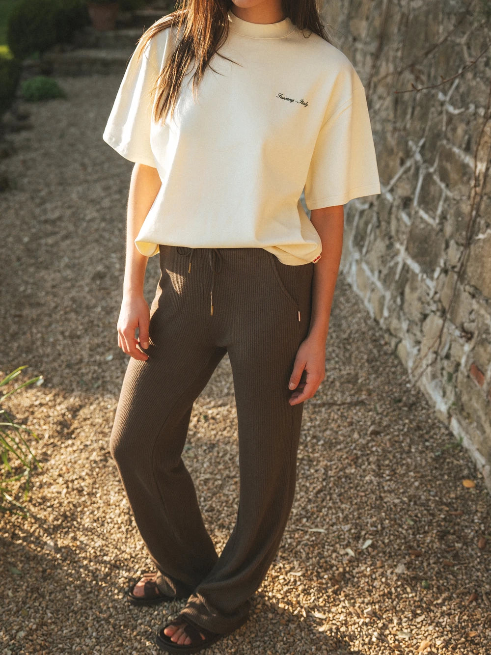 Creme Il Vino Oversized T-Shirt