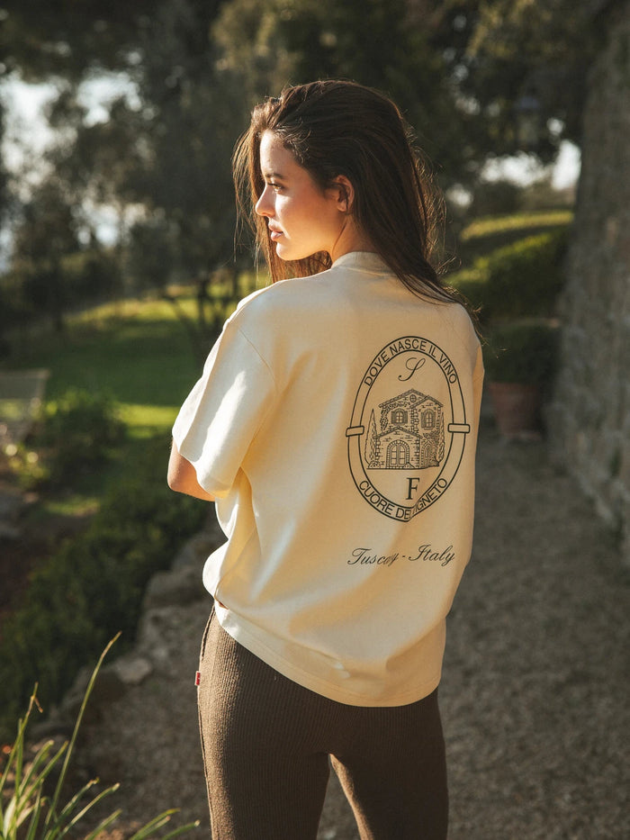 Creme Il Vino Oversized T-shirt