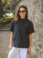 Navy Il Vino Oversized T-shirt