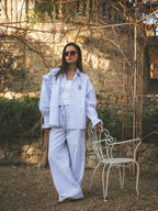 Blue Stripe Pants