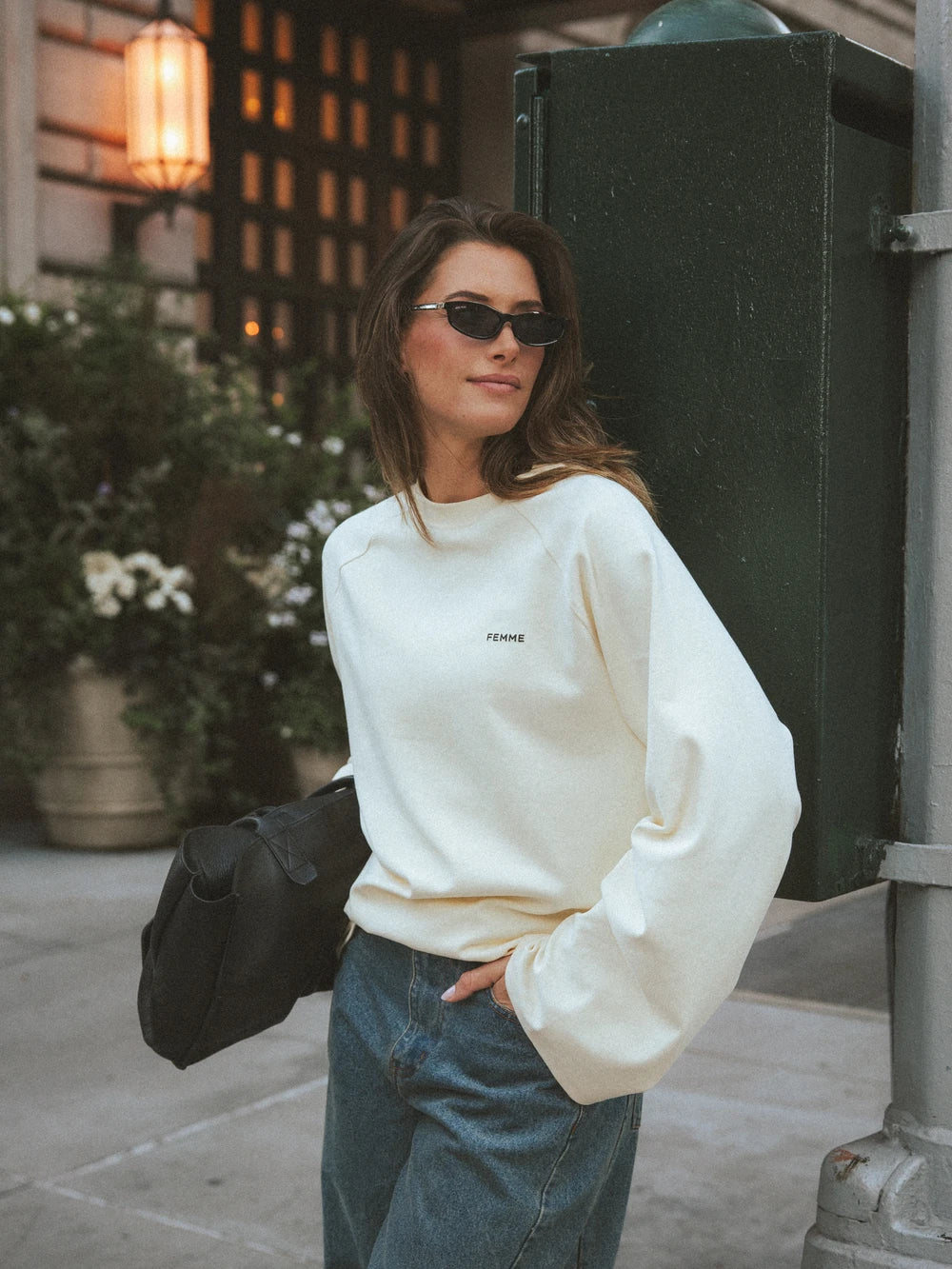 Butter Yellow Raglan Longsleeve T-shirt