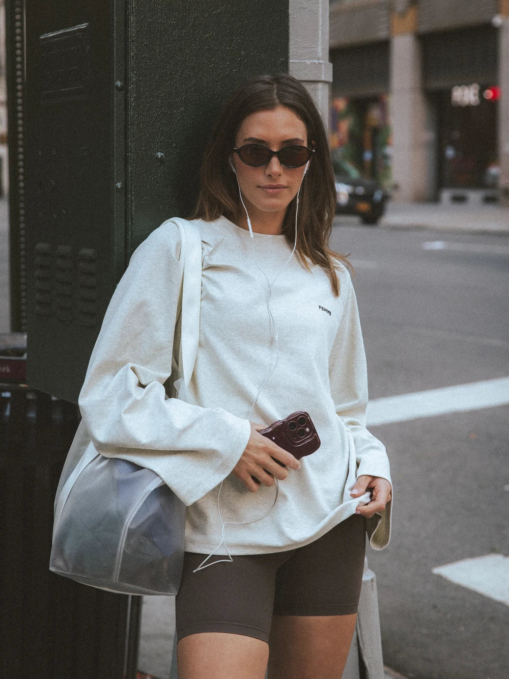 Grey Raglan Longsleeve T-shirt