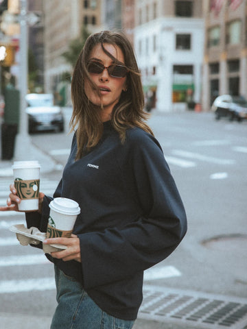 Navy Raglan Longsleeve T-shirt