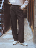 Dunkelbraune Ballonhose