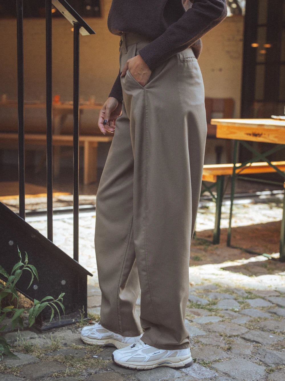 Light Brown Balloon Pants