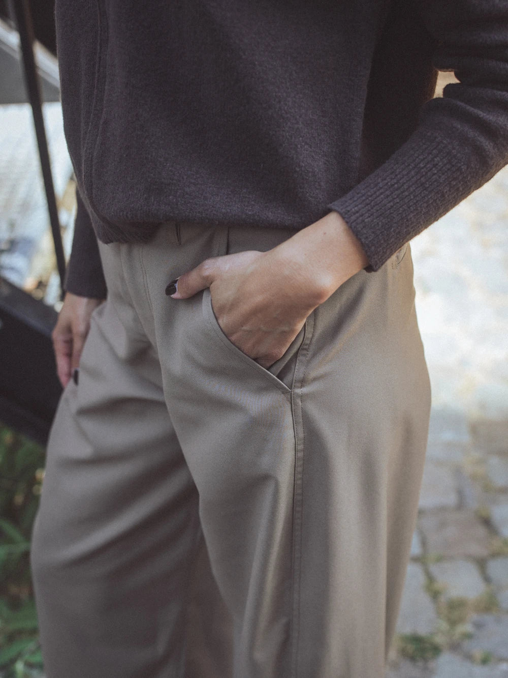 Light Brown Balloon Pants