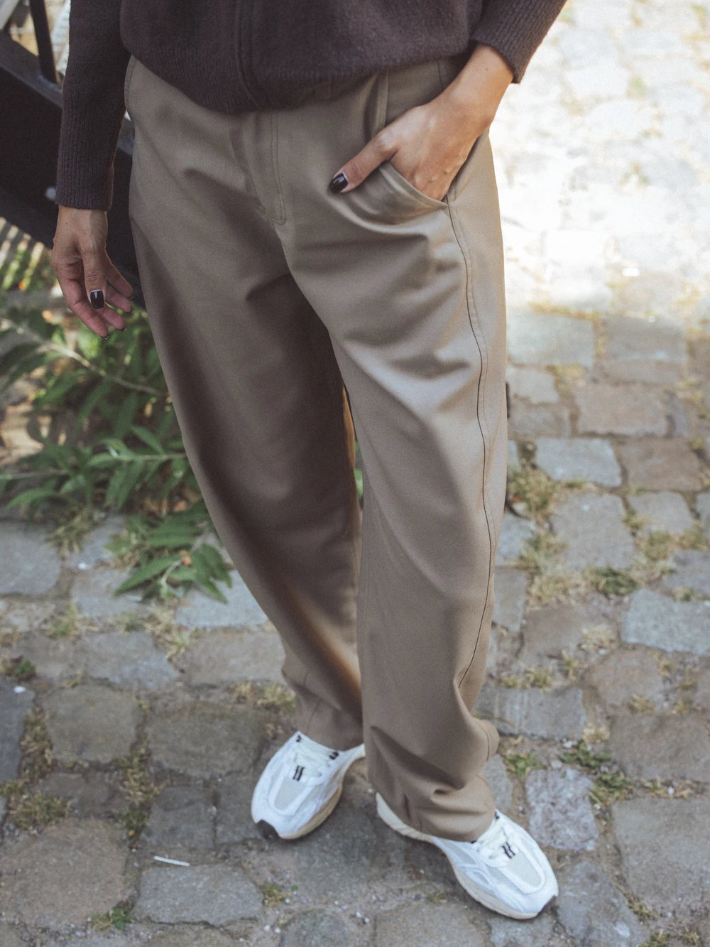 Light Brown Balloon Pants