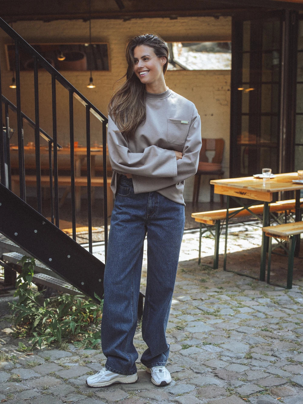 Brown Pocket Longsleeve