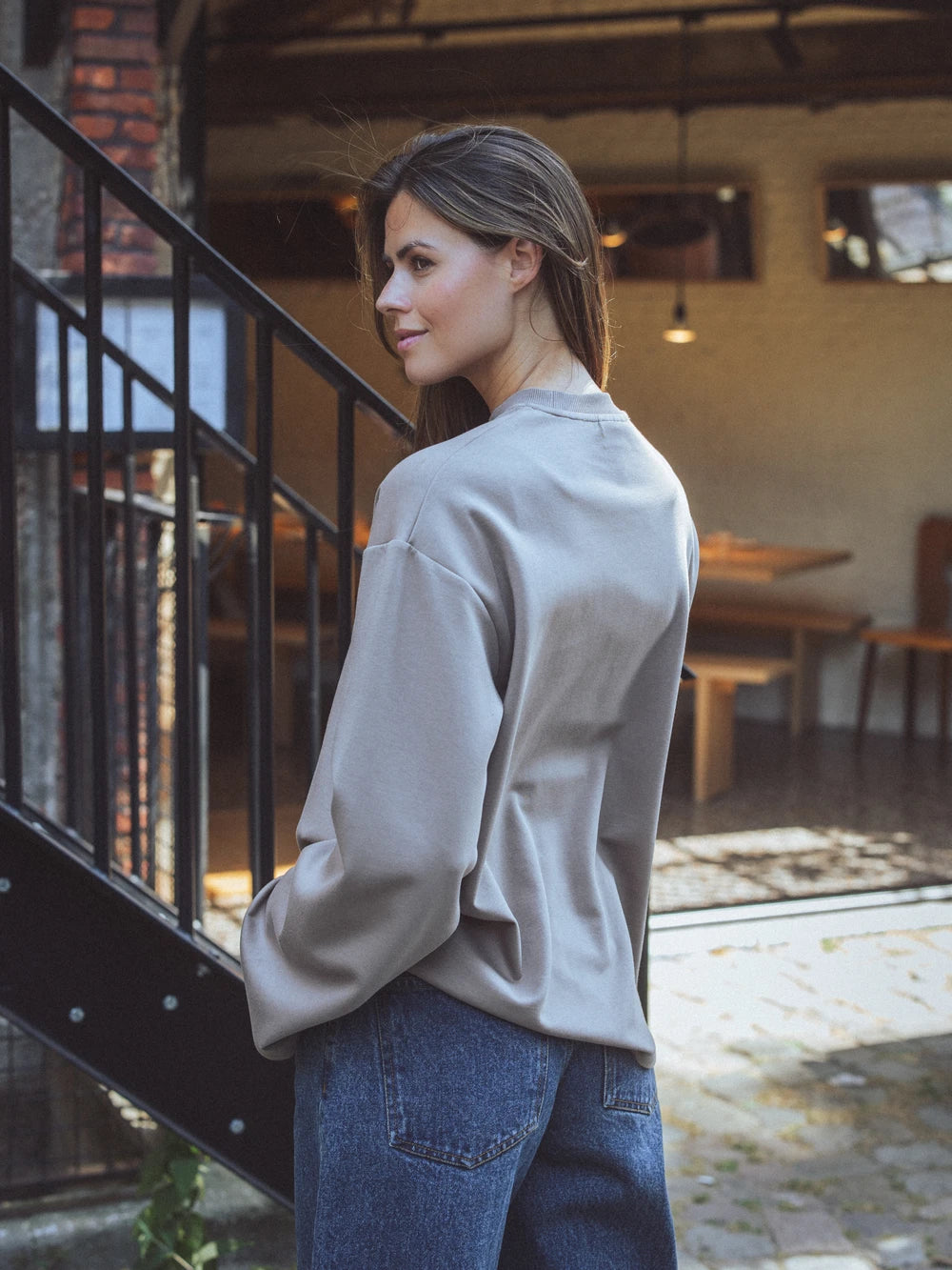 Brown Pocket Longsleeve