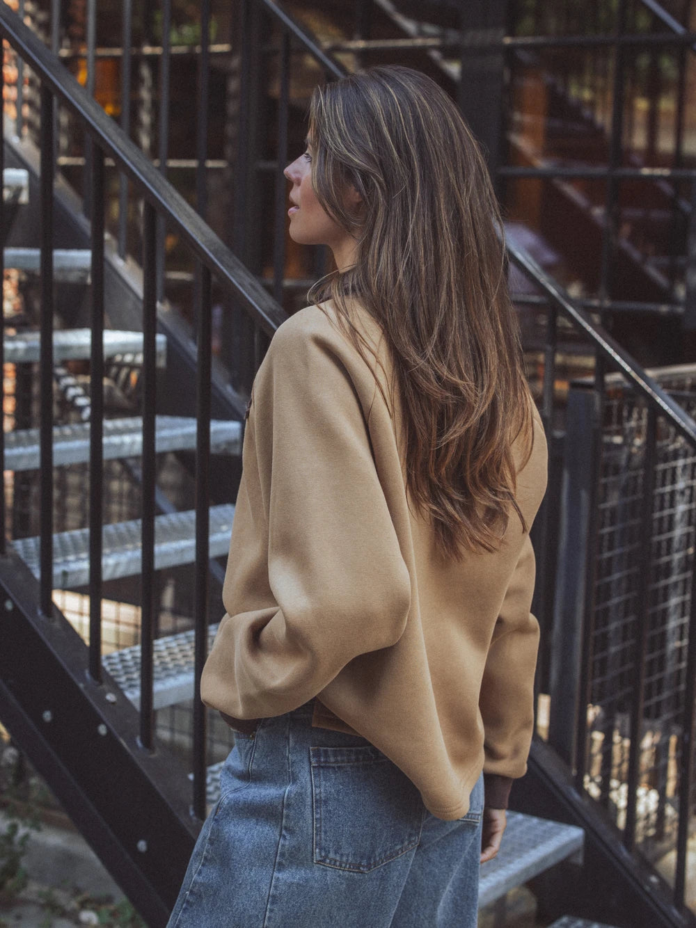 Brown NY Polo Sweater
