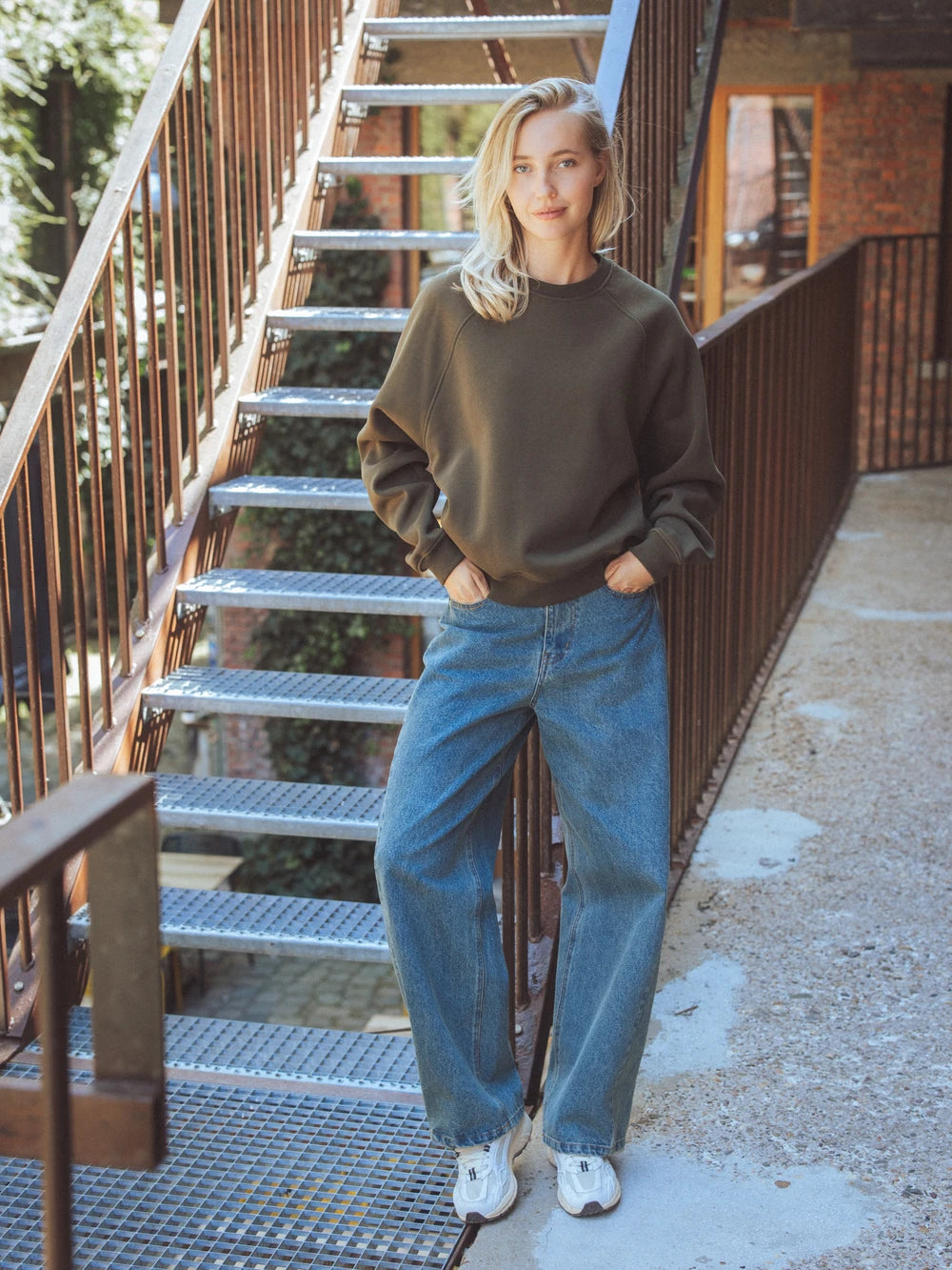 Army Basic Raglan Sweater