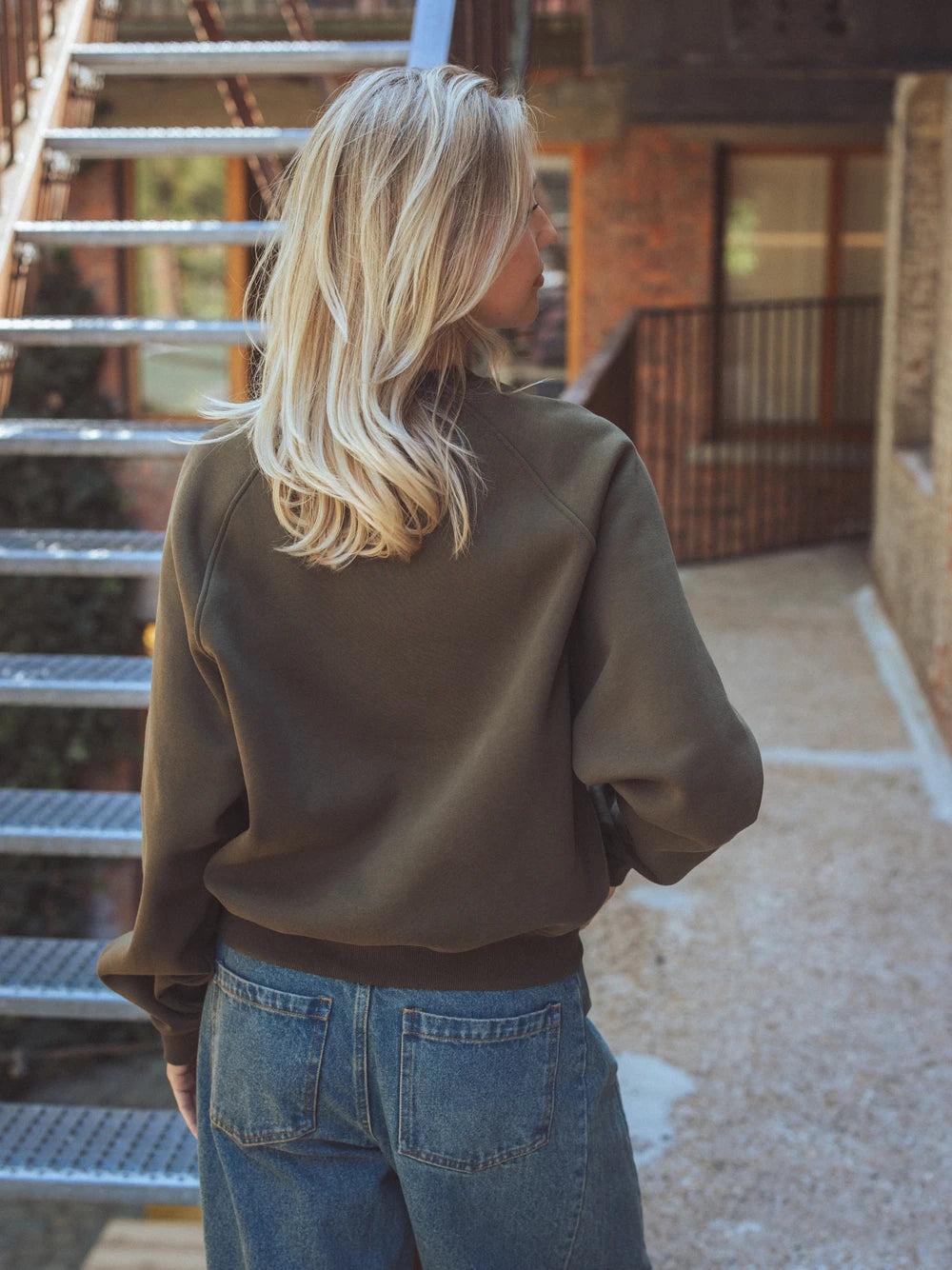 Army Basic Raglan Sweater