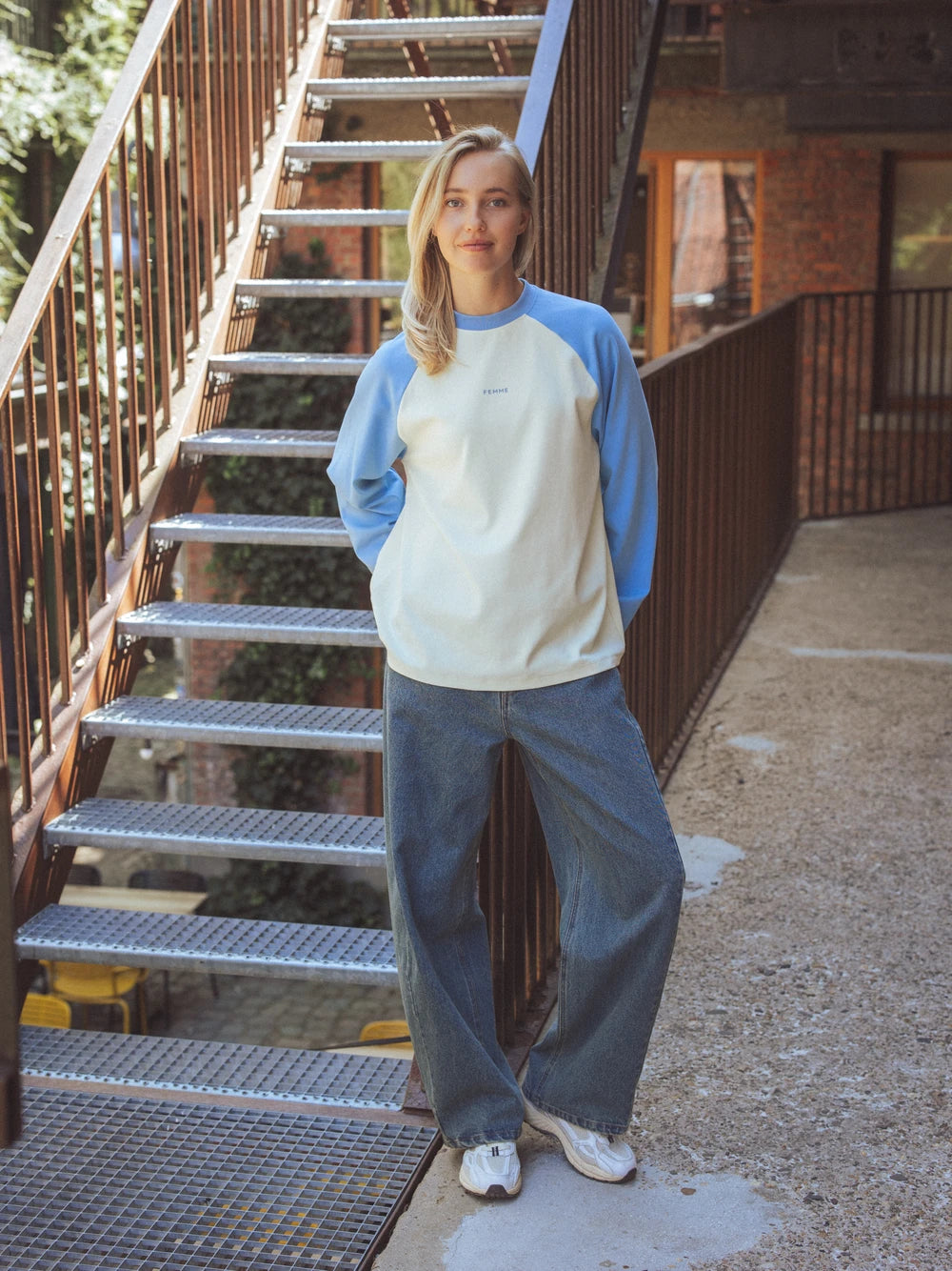 Blue Raglan Longsleeve