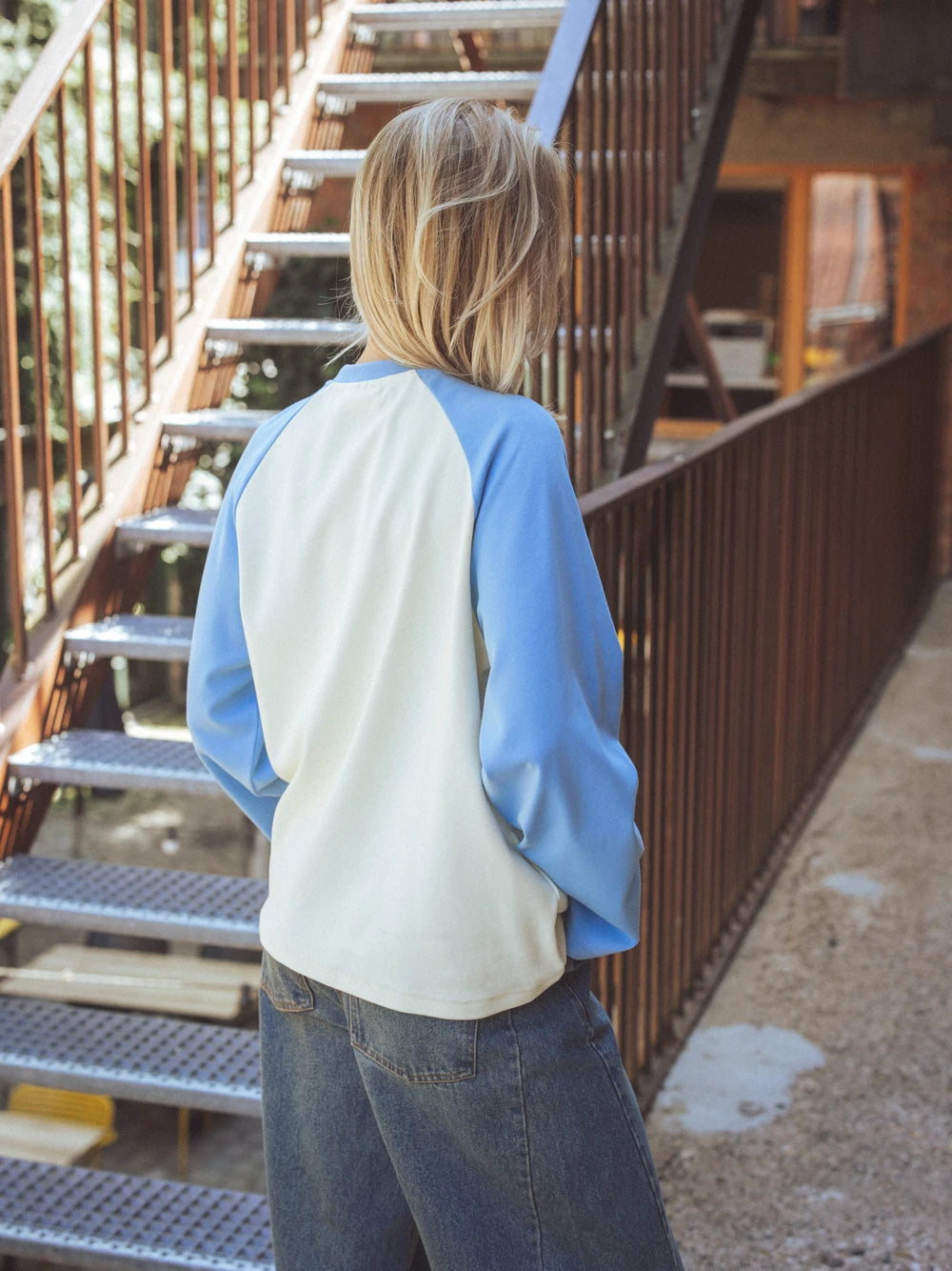Blue Raglan Longsleeve