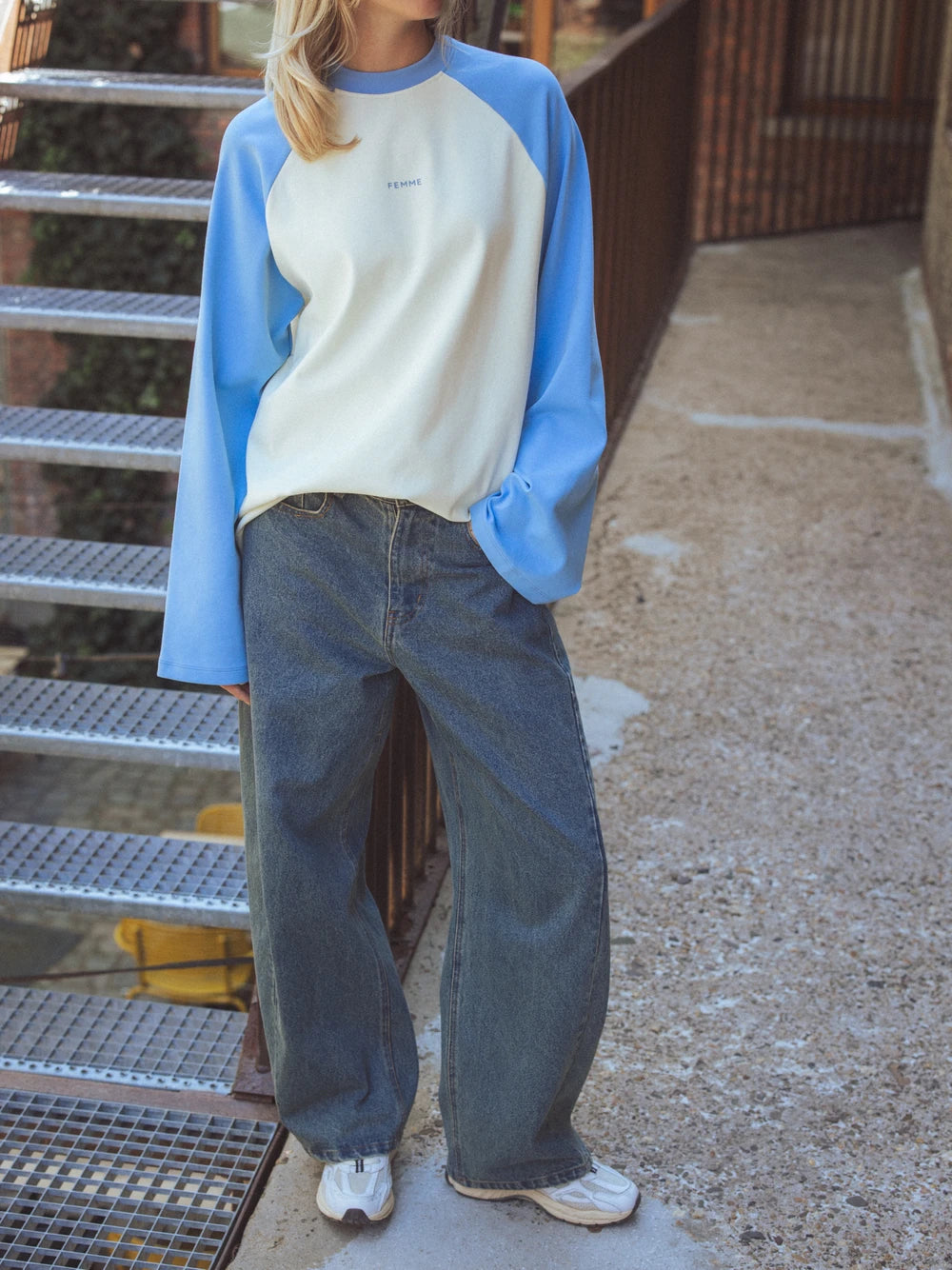 Blue Raglan Longsleeve