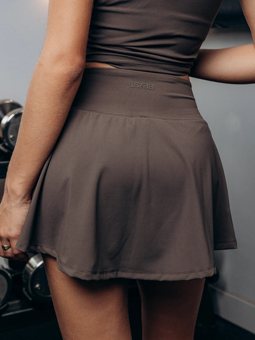 Brown Sports Skirt
