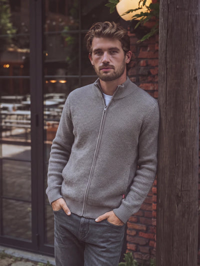 Grey Knitted Vest