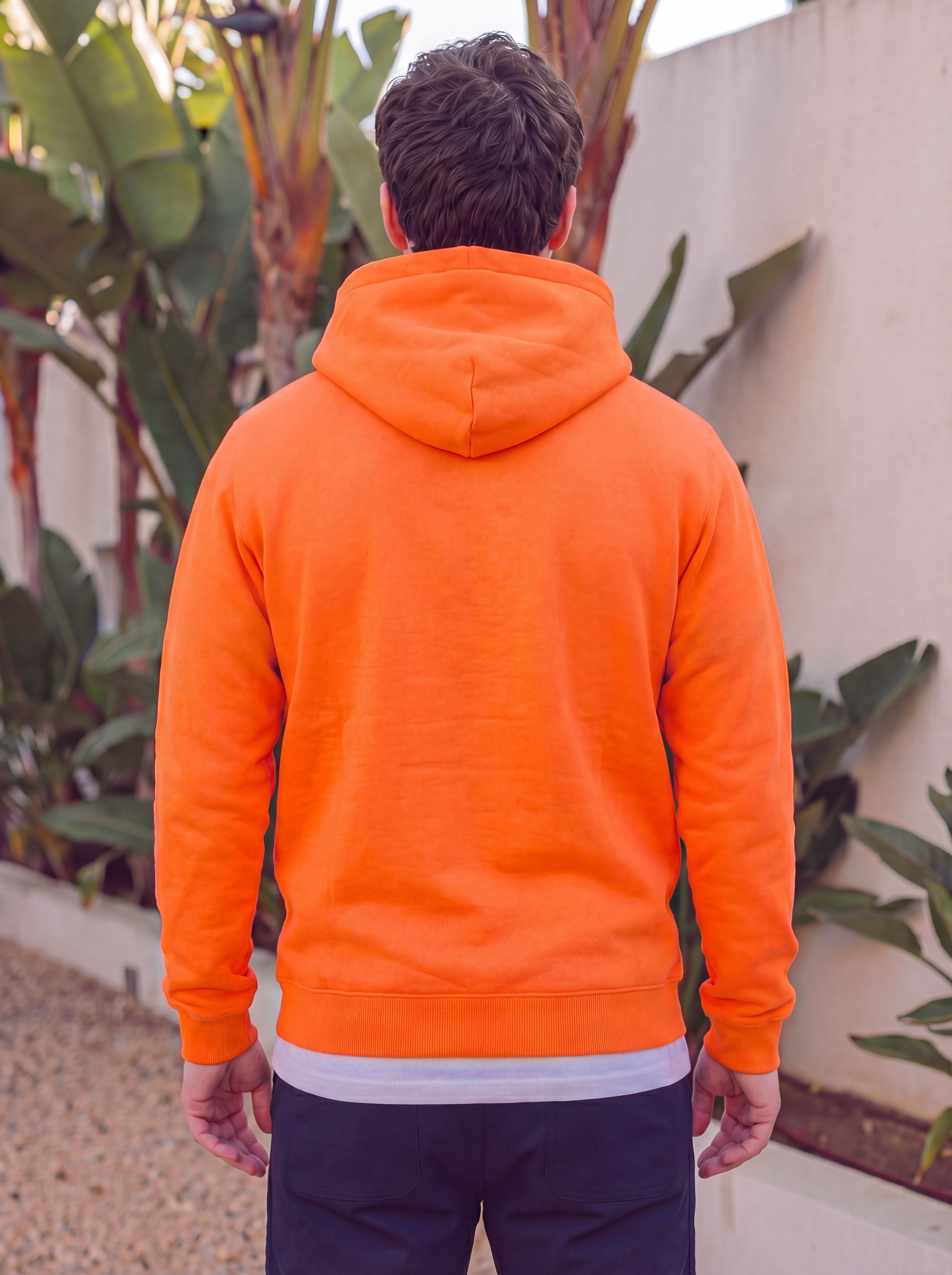 Orange Oversized Hoodie