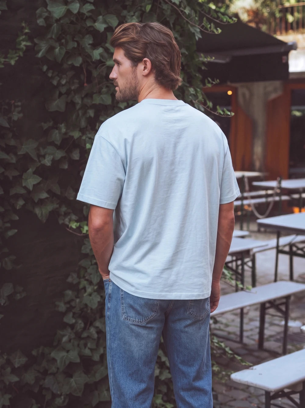 Light Blue Sixteen Oversized T-Shirt