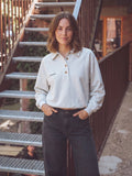 Light Grey Oversized Polo
