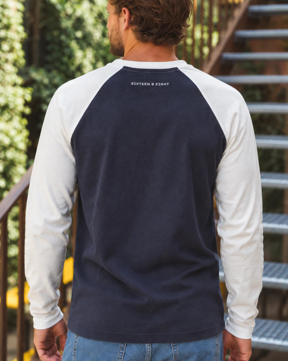 Navy Raglan Longsleeve