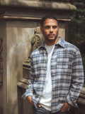 Blue Flannel Checked Shirt