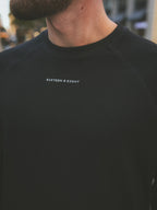Black Basic Oversized Longsleeve T-shirt