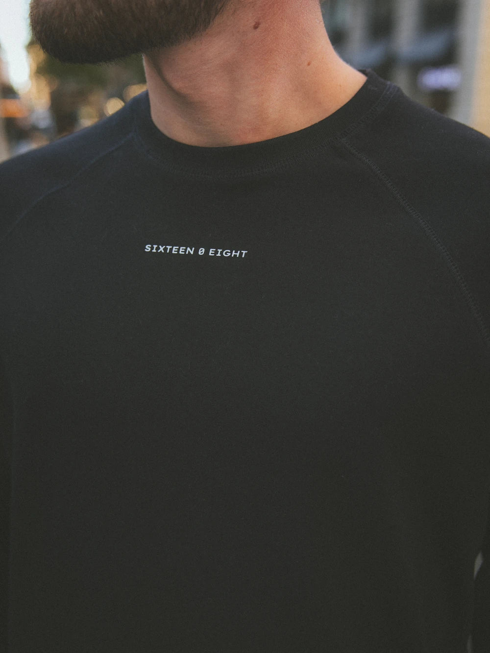 Black Basic Oversized Longsleeve T-shirt