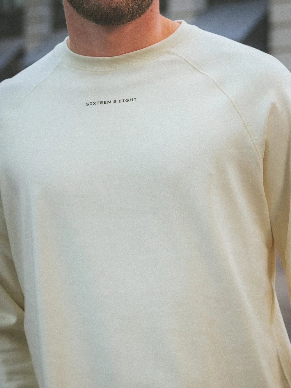 Light Yellow Basic Oversized Longsleeve T-shirt