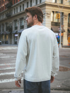 Light Grey Basic Oversized Long-sleeve T-shirt