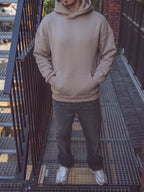 Taupe Oversize-Hoodie