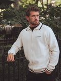 STRICKJACKE "CENTRAL PARK" IN OFF-WHITE