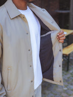Khaki-Stadtjacke