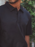 Black Sixteen Relaxed Polo