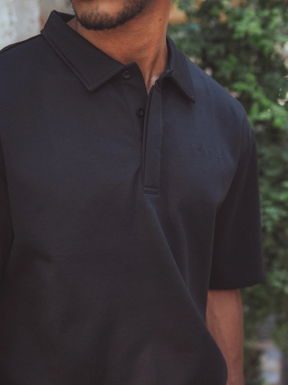 Black Sixteen Relaxed Polo