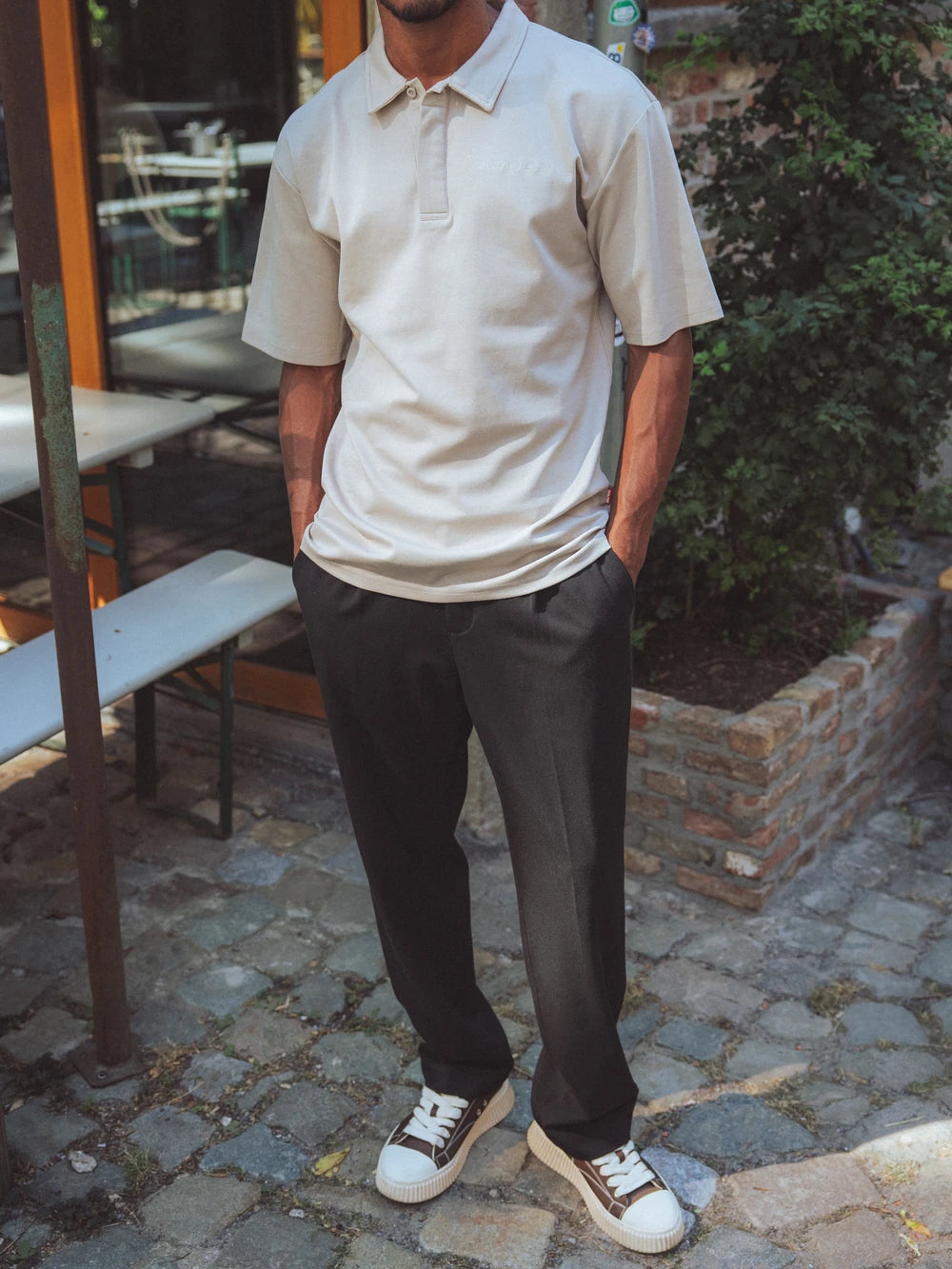 Taupe Relaxed Sixteen Poloshirt