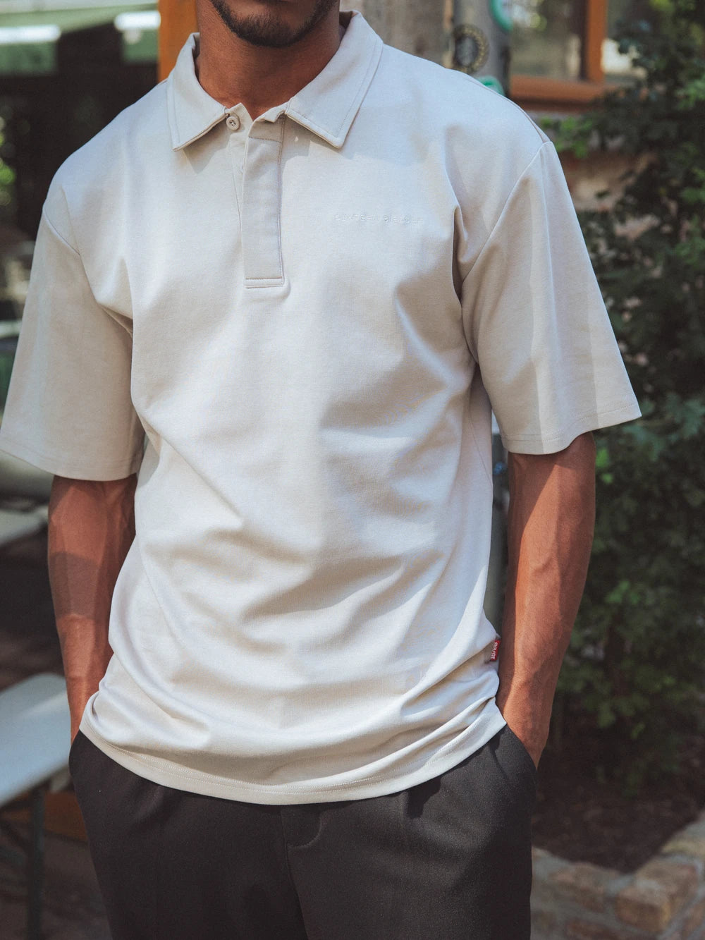 Taupe Relaxed Sixteen Poloshirt
