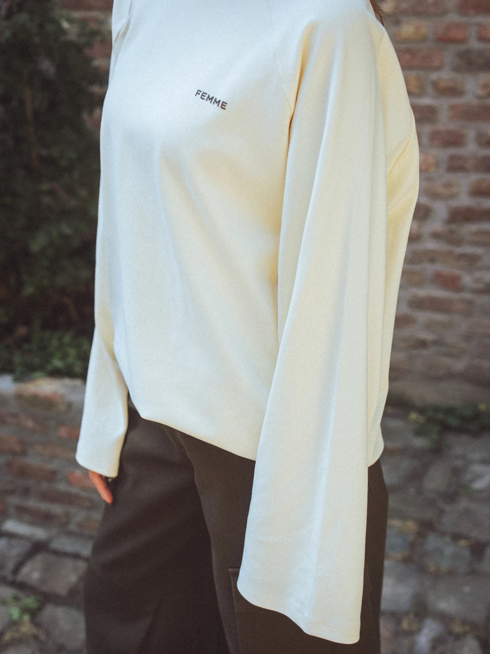 Butter Yellow Raglan Longsleeve T-shirt