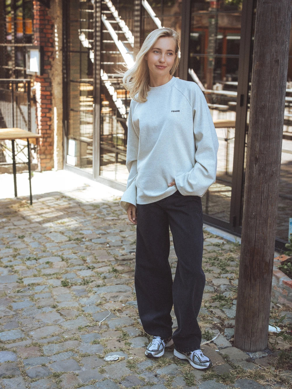 Grey Raglan Longsleeve T-shirt