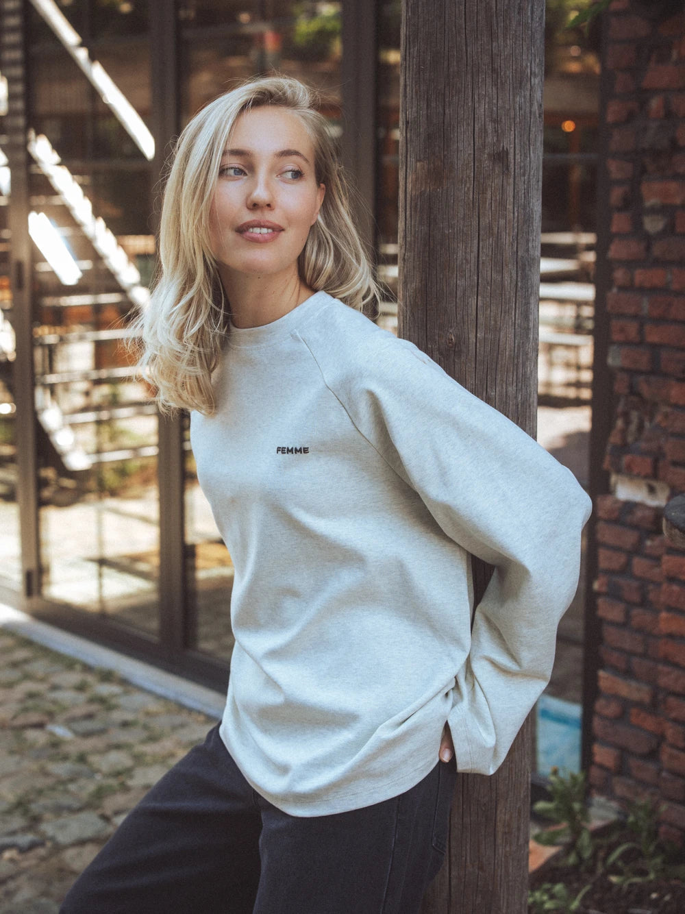 Grey Raglan Longsleeve T-shirt