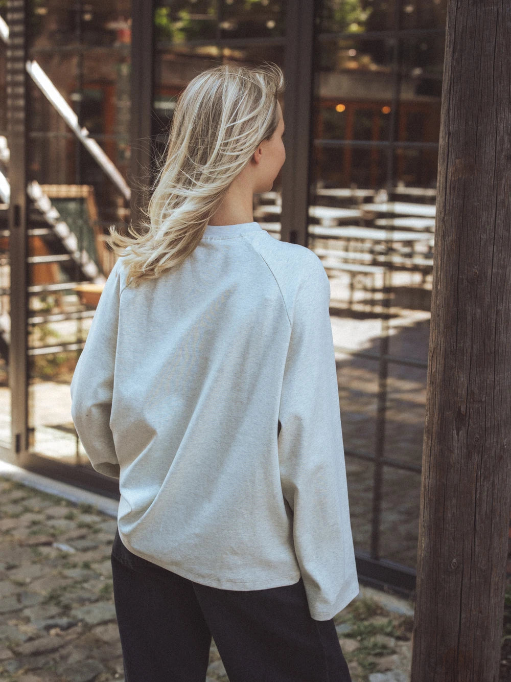 Grey Raglan Longsleeve T-shirt