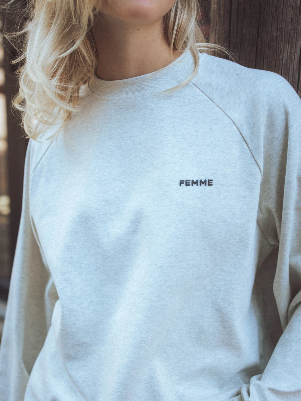 Grey Raglan Longsleeve T-shirt
