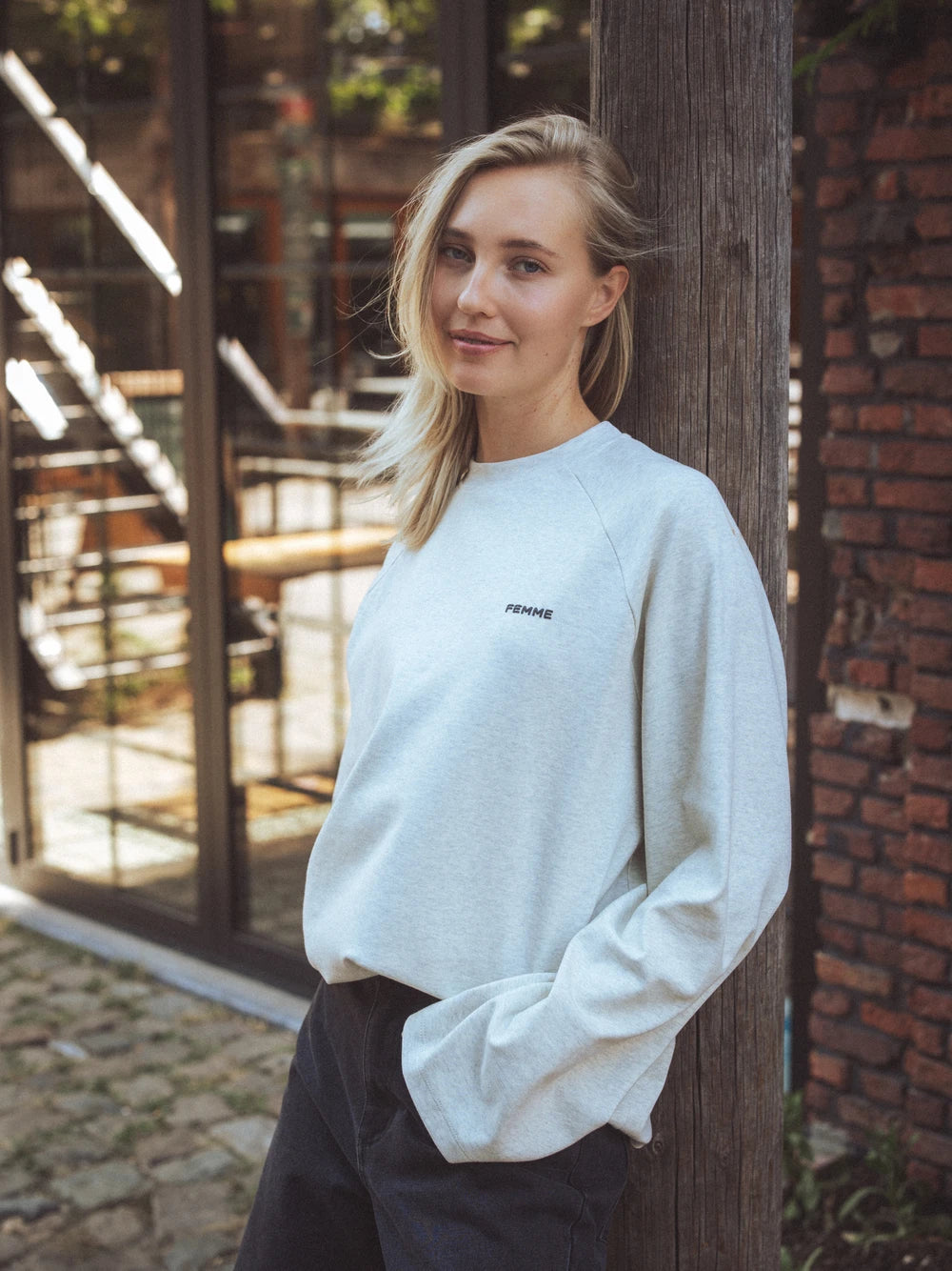 Grey Raglan Longsleeve T-shirt