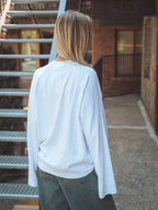 White Raglan Long-Sleeve T-shirt