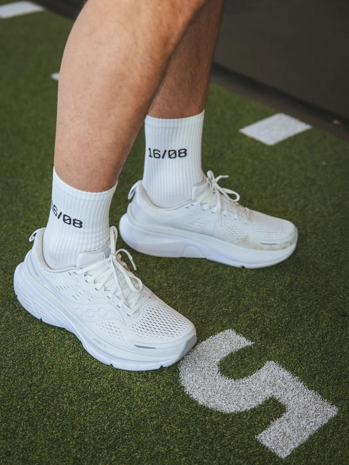 White Logo Socks