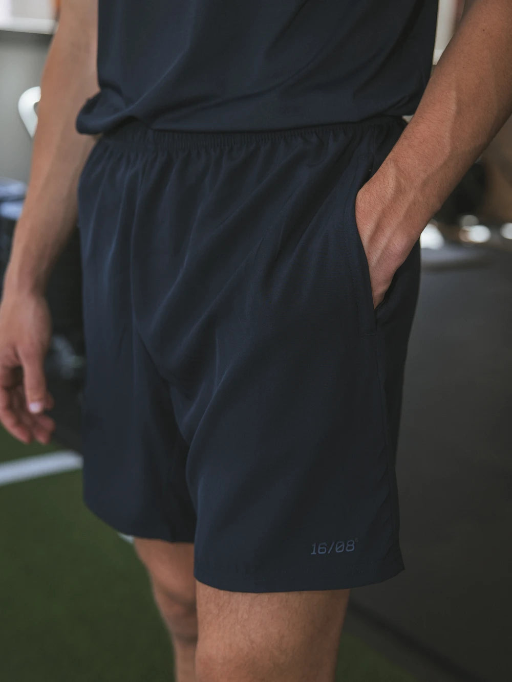 Navy Basic Sports Shorts