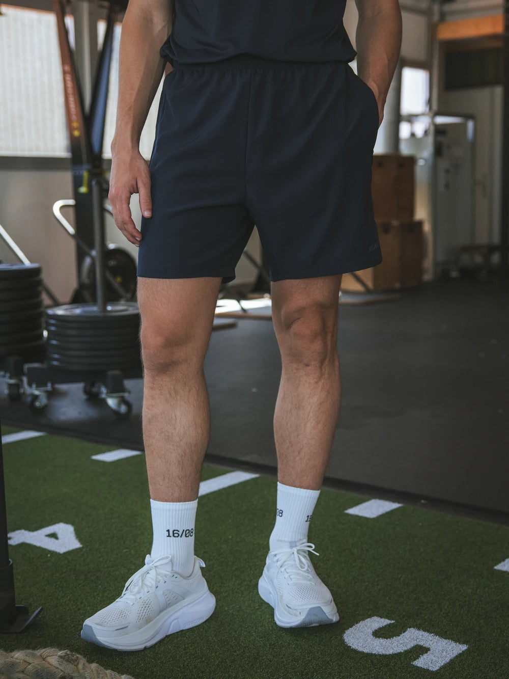Navy Basic Sports Shorts
